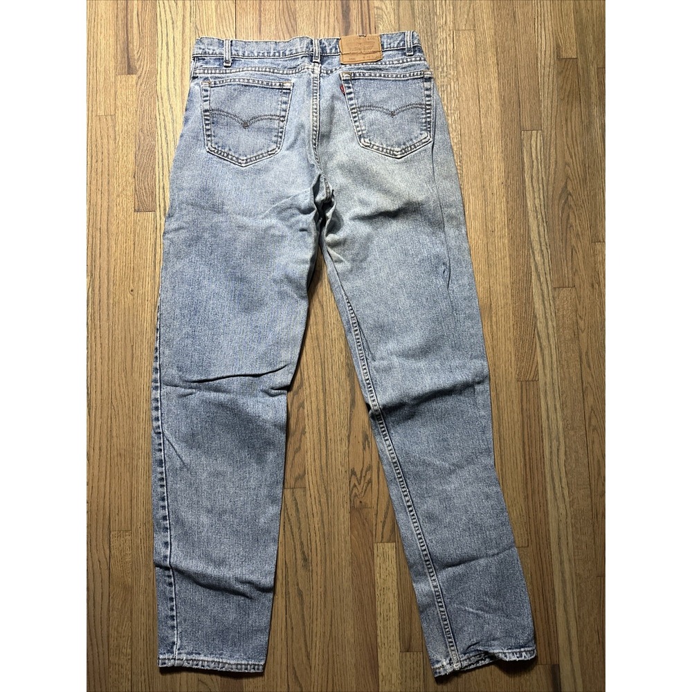 Vintage Levis 550 Jeans Men's 36x36 Blue Tapered 1993 USA Made 90s Western